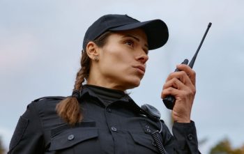 Client meeting with a private investigator to discuss a new case